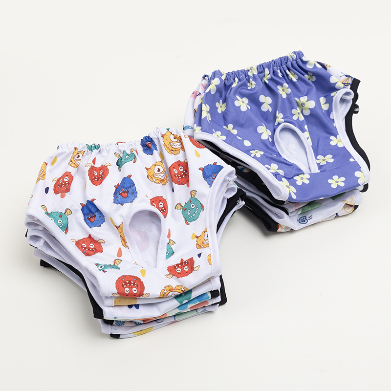 Source Factory Pet Pants Pet Clothing Dog Pants Puppy Printed Cute Pants