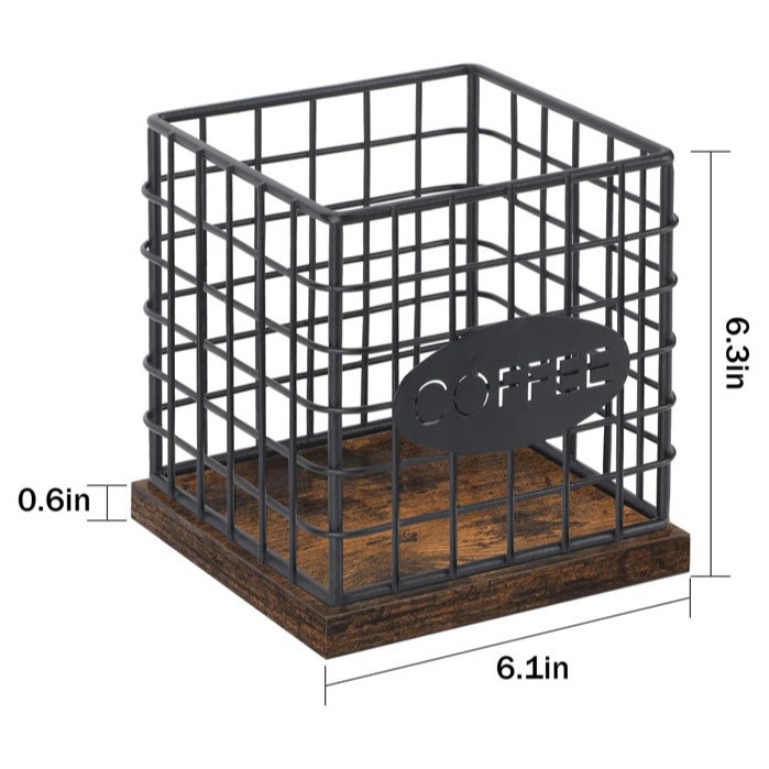 Customized Cross-Border Coffee Capsule Storage Basket Fruit Basket Snack Candy Storage Box Desktop Coffee Capsule Storage Rack