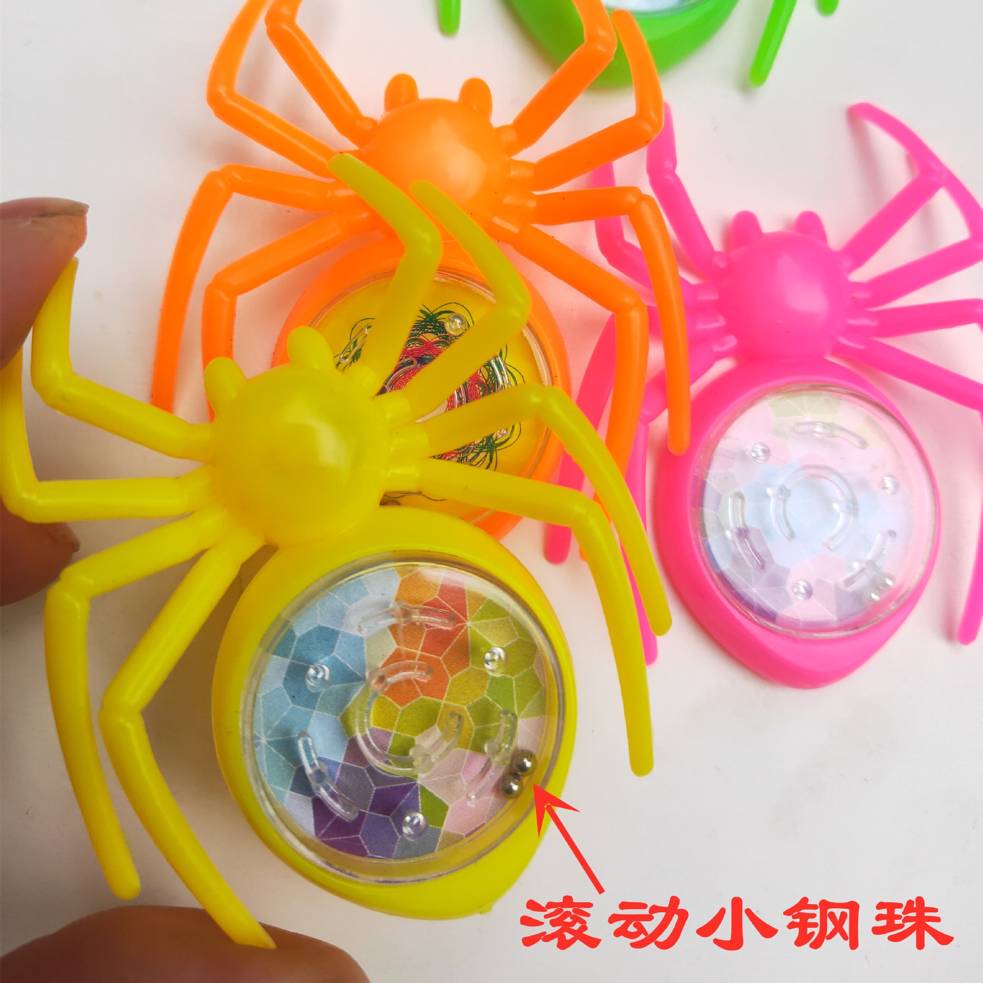 Креативный детский паук лабиринт маленькие игрушки цветной шар детский сад маленькие игрушки для толкания маленькие подарки оптовая продажа