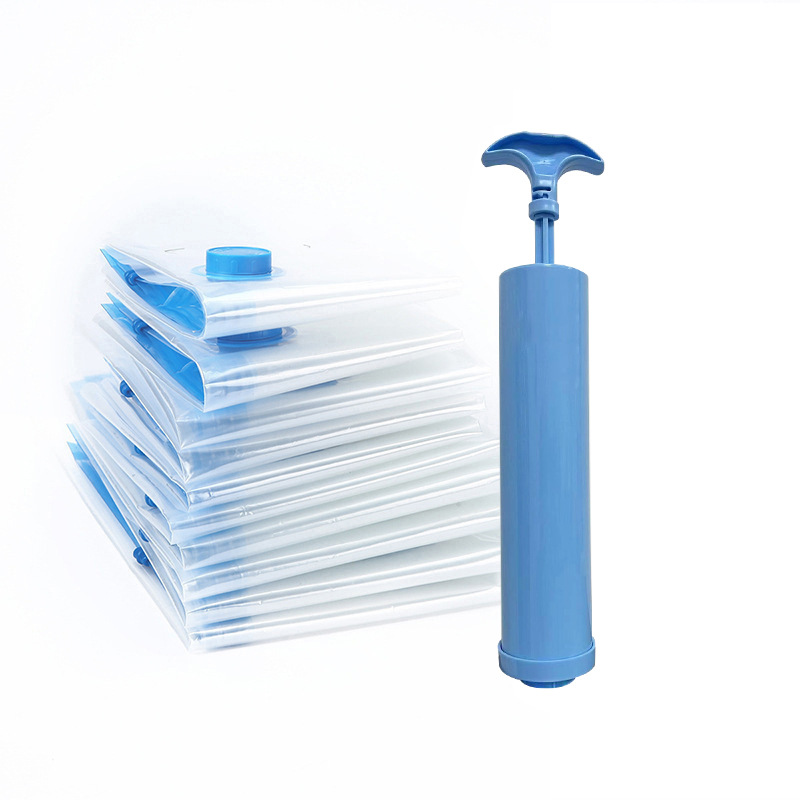 Thickened vacuum compression bag foreign trade transparent large suction quilt vacuum bag storage bag household clothes finishing bag