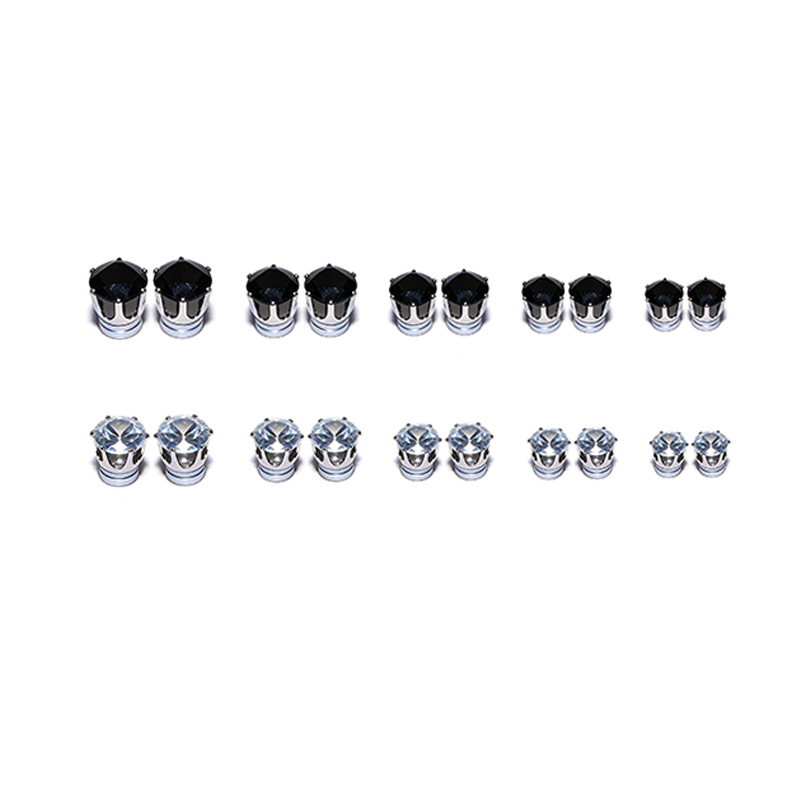 Flash Magnet Cochlear Nail Without Piercing Magnetic Suction Design Unisex Zircon Ear Bone Clip Without Piercing Magnetic Suction Ear