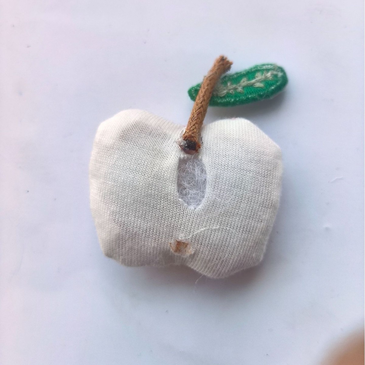 Pink Kidsren's Fabric Stuffed Cotton Cute Cartoon Apple Hairpin Hair Band Clothing Accessories Pendant Accessories