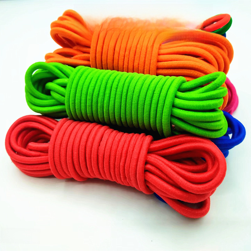 Factory direct children jump rubber band 80 nostalgic jump rope high elastic durable girls rubber band jump rope sports