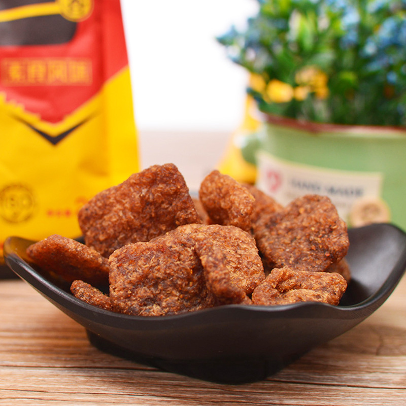 Zhenxiang Fatty Beef 80g 8090S Nostalgic Vegetarian Dried Tofu and Soy Products Casual Office Snacks Individually Packaged Large Bag