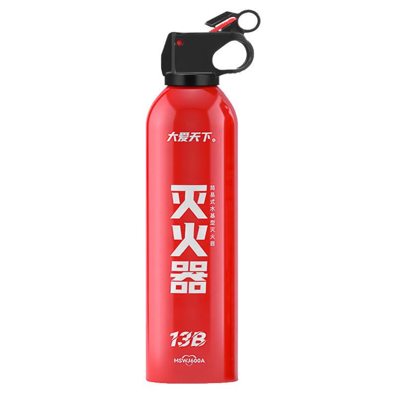 Vehicle-mounted high-performance water-based fire extinguisher annual inspection must pass small portable certification can extinguish electric car supplies in stock