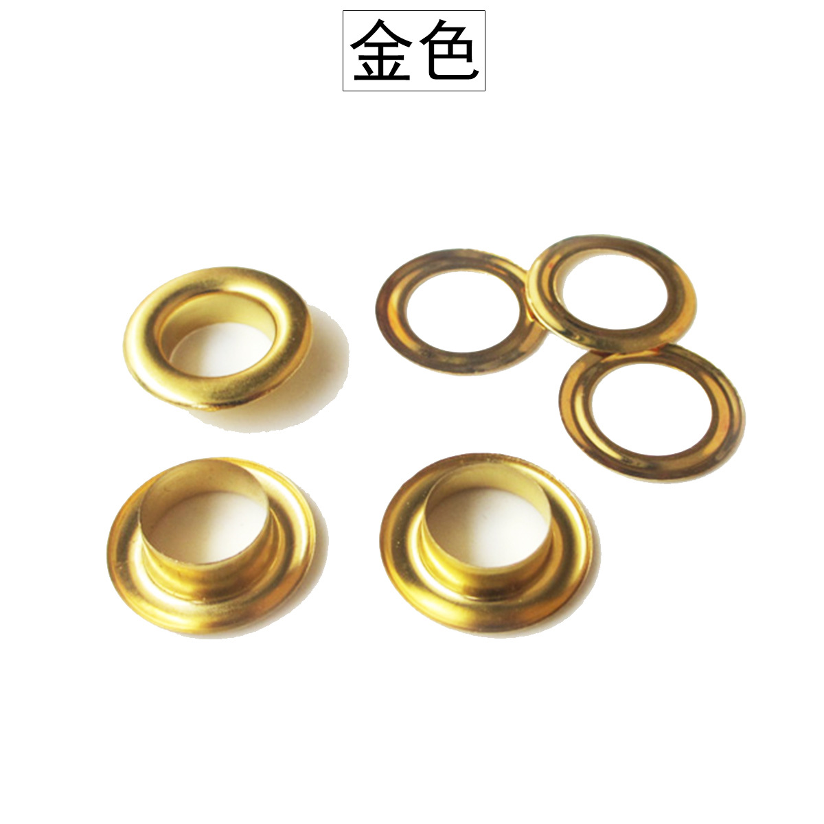 Small wholesale source manufacturers golden copper corns DIY gas eye buckle X display frame steam eye hollow buttonhole