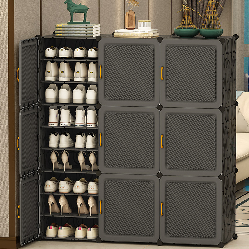 Обувной шкаф новый 2025 года, для спальни, снаружи, утолщенный, пылезащитный, простой, маленький шкаф для обуви