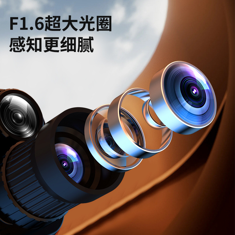 Cross-border night vision infrared night monocular night vision telescope HD handheld digital glasses imager single tube