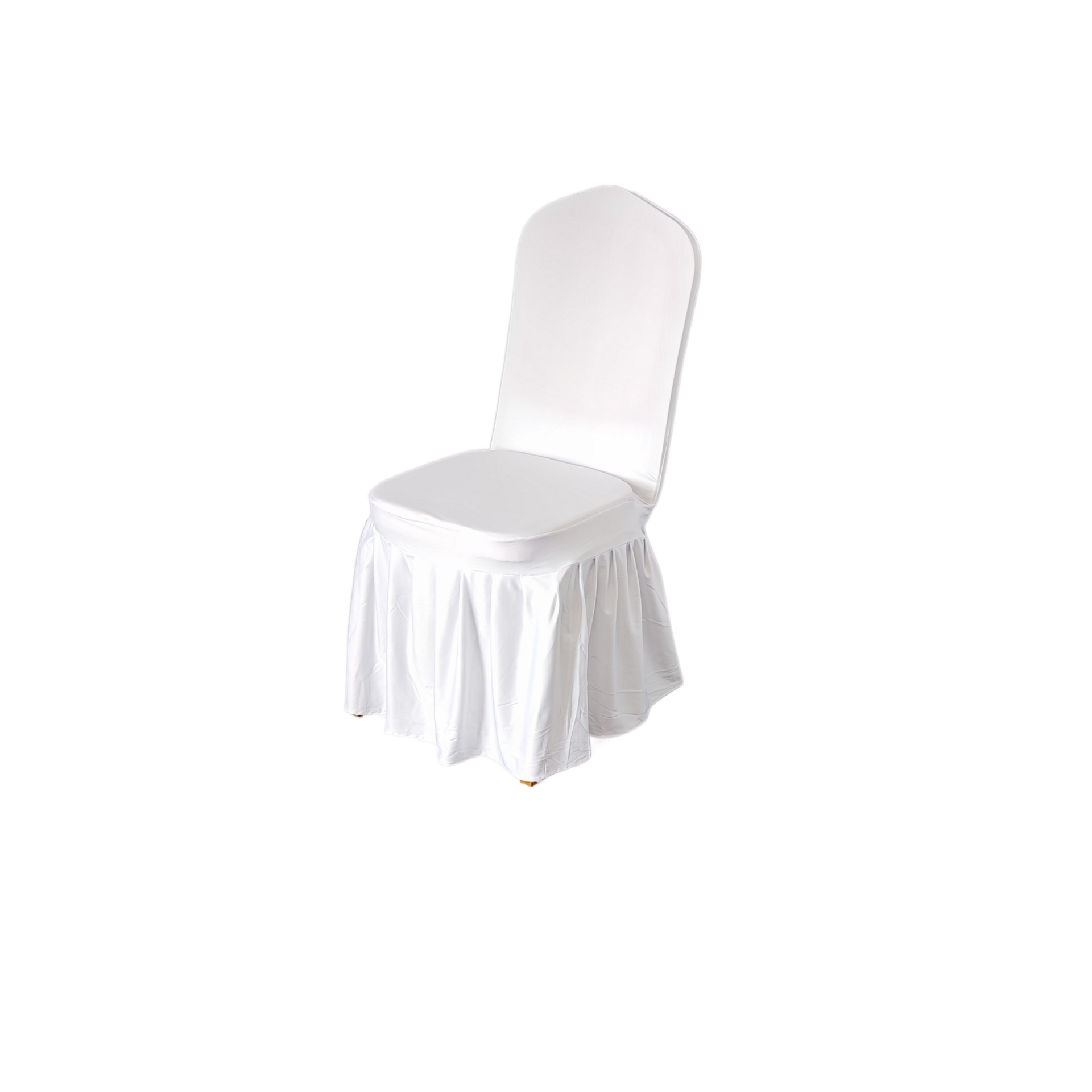Cross-Border Thickened Solid Color Elastic Chair Covers for Hotels, Weddings, Celebrations, Full-Cover Banquet Stool Covers Manufacturer