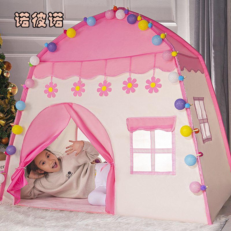 Cross-Border Children's Flower Tent Playhouse Indoor Boys and Girls Princess Castle Villa Secret Base Toys Wholesale