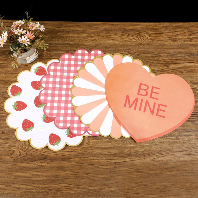 Креативная специальной формы бумажная скатерть одноразовая для западной кухни, бумажная скатерть для дома, японская рождественская бумажная подстилка для детей