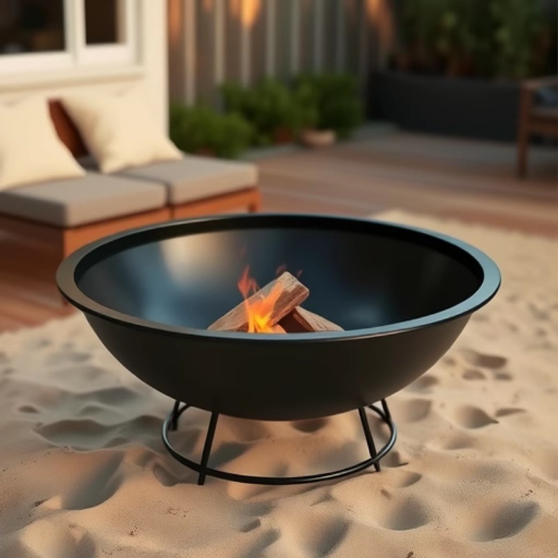 Африканский костер, символизирующий счастье, с классическим круглым дизайном