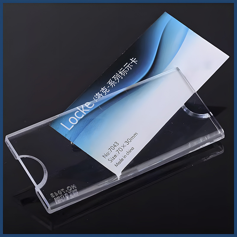 Acrylic Transparent Pin Magnetic Badge Hanging Custom Primary and Secondary School Student School Badge Hotel Employee Salesperson Badge