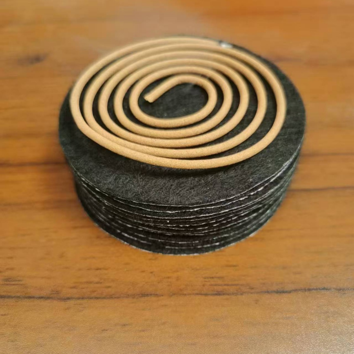 8cm Fireproof Cotton Round Thickeneded Incense Burner Cotton Aluminum Foil Insulation Pad Incense Cotton Coil Incense Flame Retardant Cotton Mosquito Coil Pad