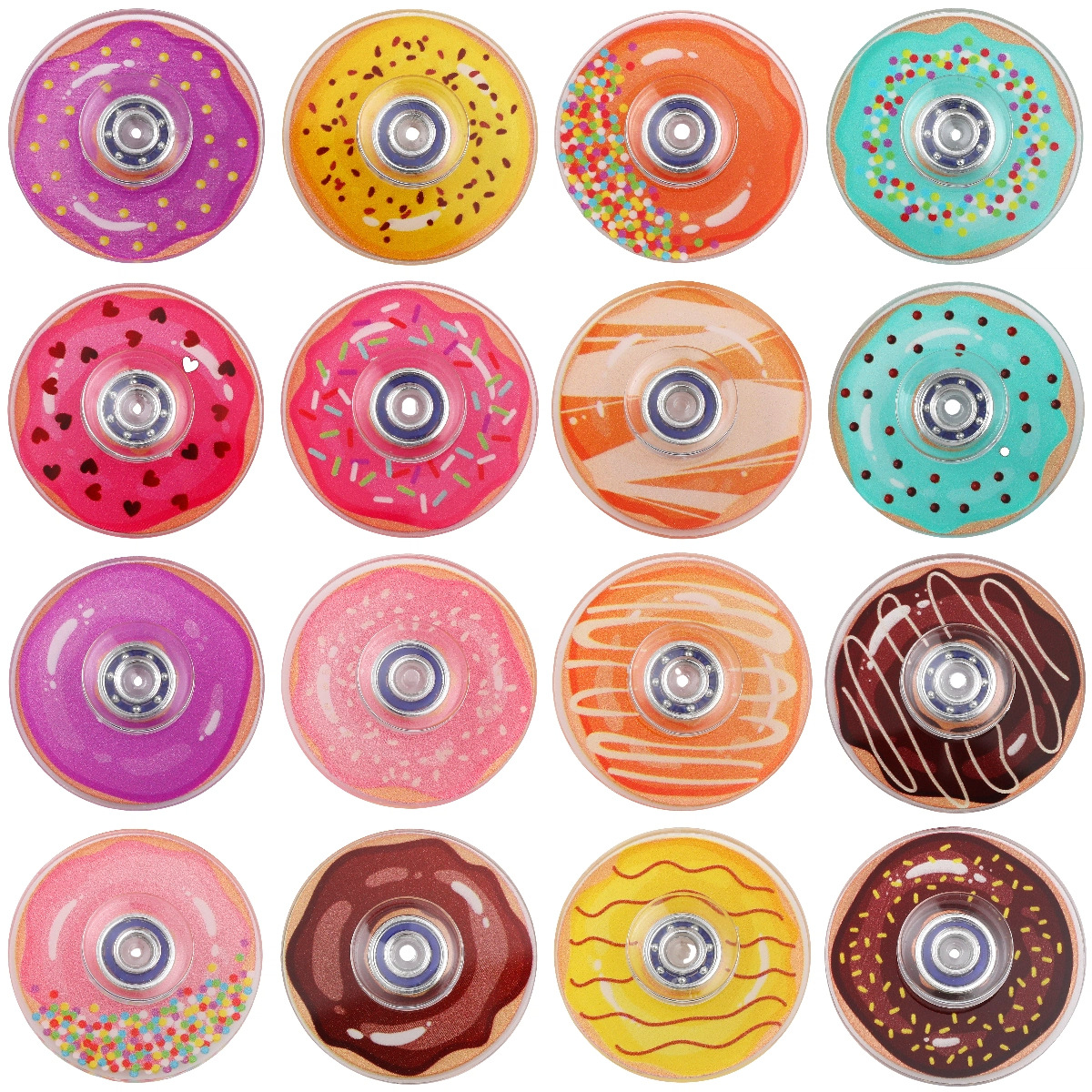 Кросс-бордовый новый мультяшный спиннер на палец в форме пончика акриловый спиннер образовательная игрушка для снятия стресса