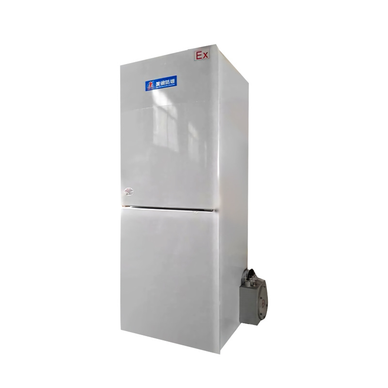 Meirun Explosion-Proof Refrigerator Double Door Refrigerated Freezer Manufacturer Wholesale Stainless Steel Energy-Saving Silent Explosion-Proof Refrigerator