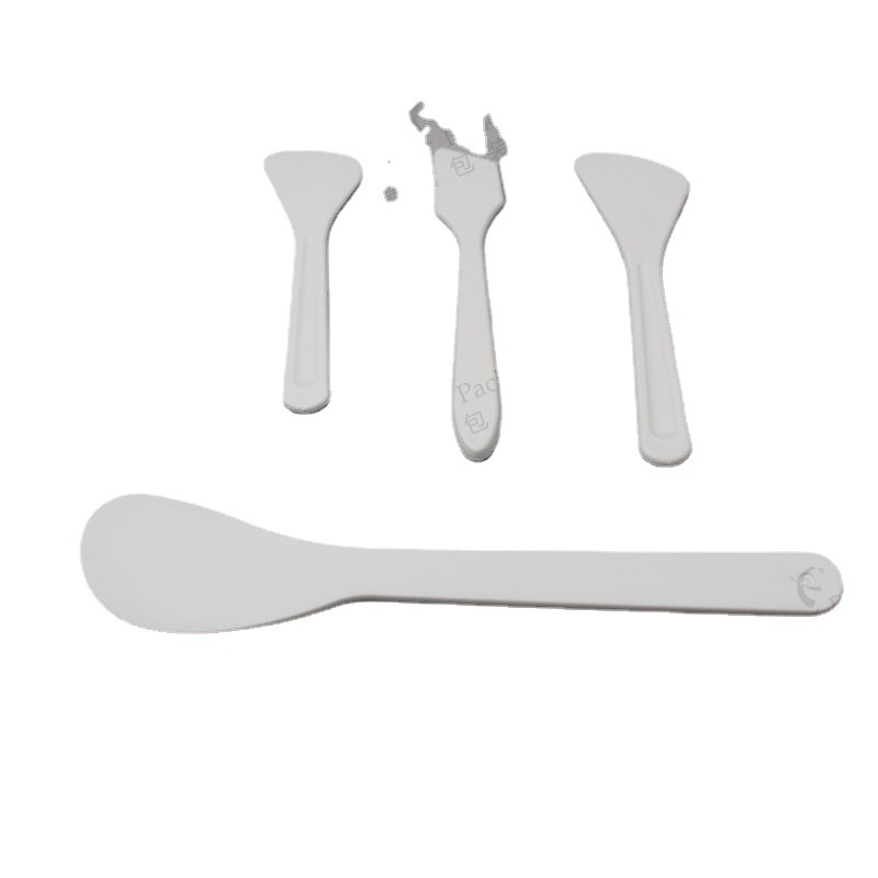 Scrub Facial Mint Spoon PP Cream Dig Spoon Cosmetic Sub-packaging Spoon Plastic Face Mint Stick Face Mint Bowl in stock