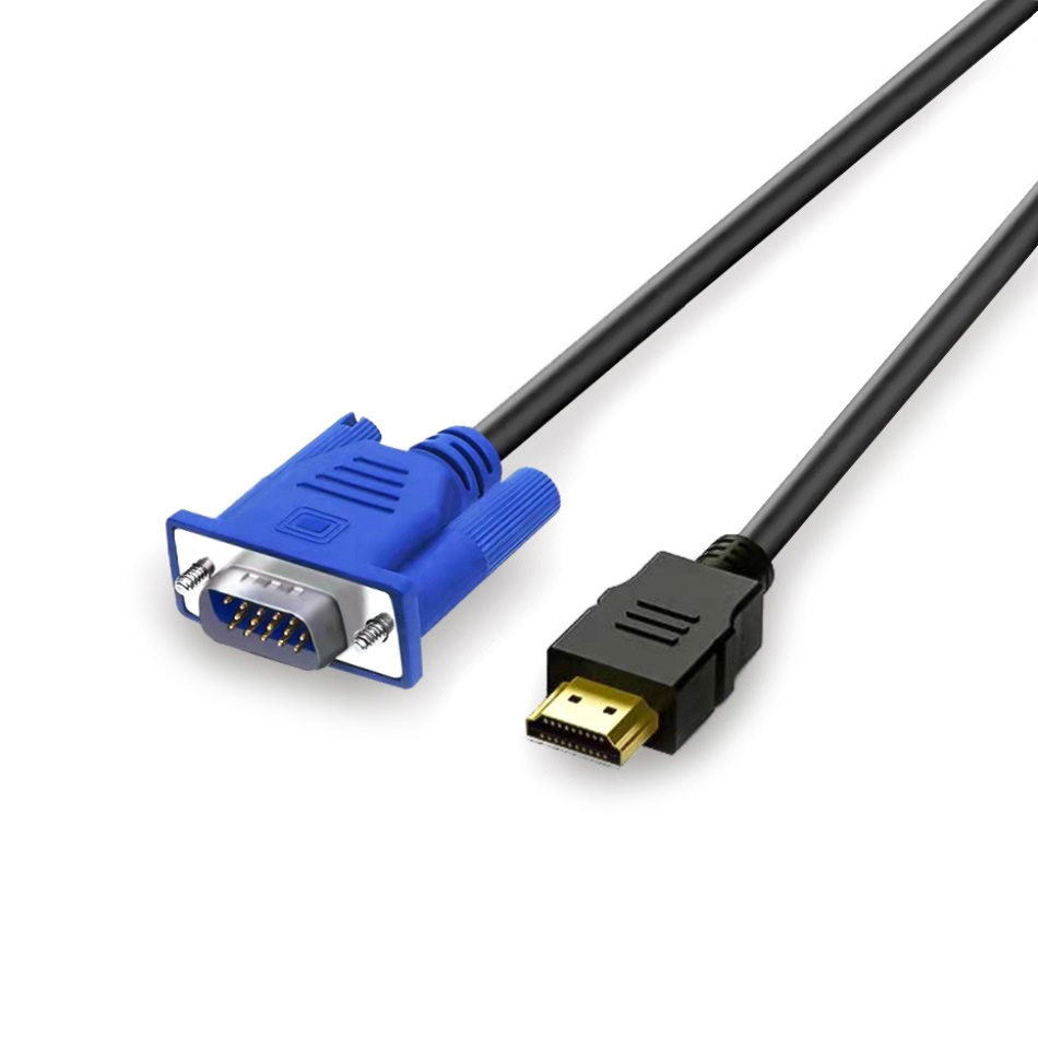 Factory spot hdmi to vga line hdmi-vga line hdmi to vga HD video adapter line