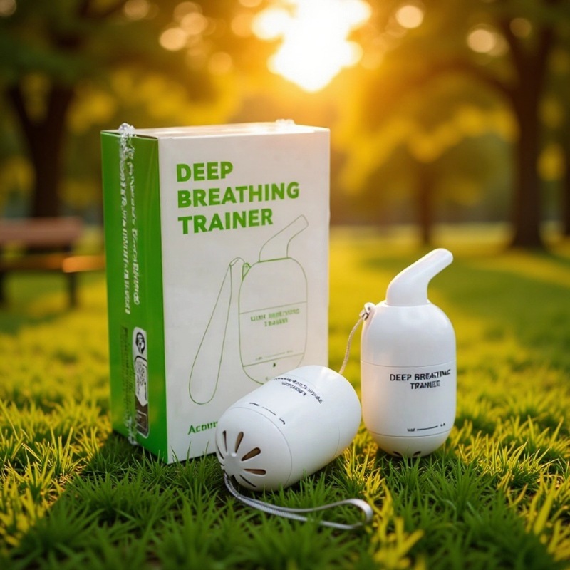 New Breathing Trainer, Vibrating Phlegm Expeller, Amazon Cross-Border New Product, Breathing Dumbbell, Lung Capacity Exercise