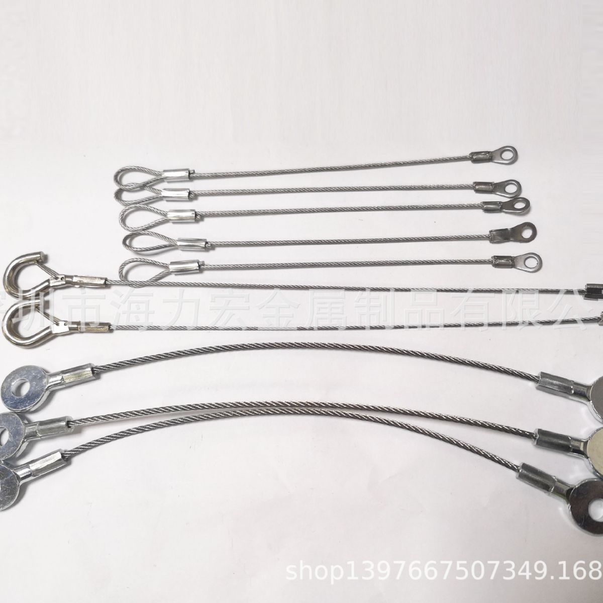 Wholesale 5mm Hole Terminal 1.5mm Wire Rope Stamping Stainless Steel Terminal Sling Wire Rope