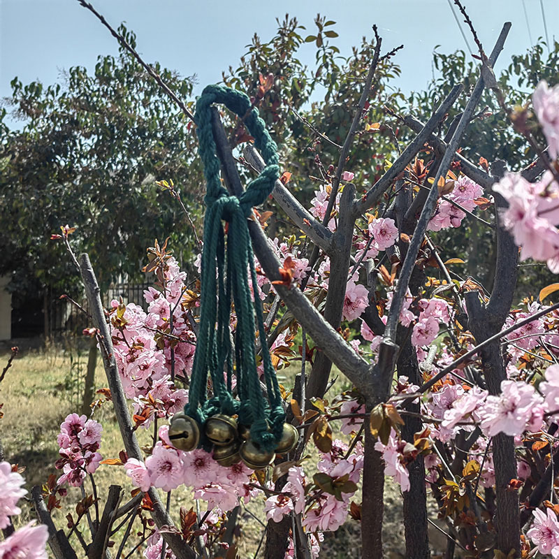 Hanging bell/window hanging ornament./Shein cross-border witch blessing protection bell/good luck