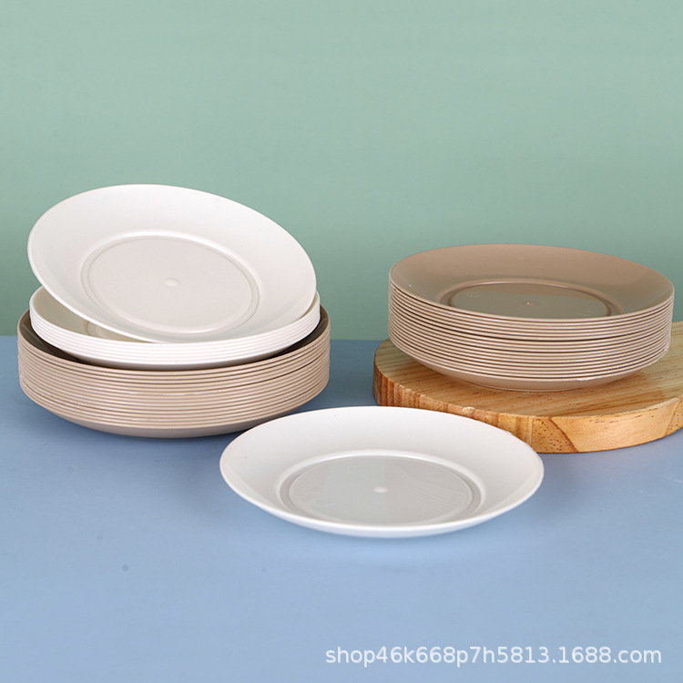 New Disposable Bone Plates, Biodegradable Rice Husk Plates, Night Market Snack Barbecue Plates, Single-Person Small Plates, Environmentally Friendly Material