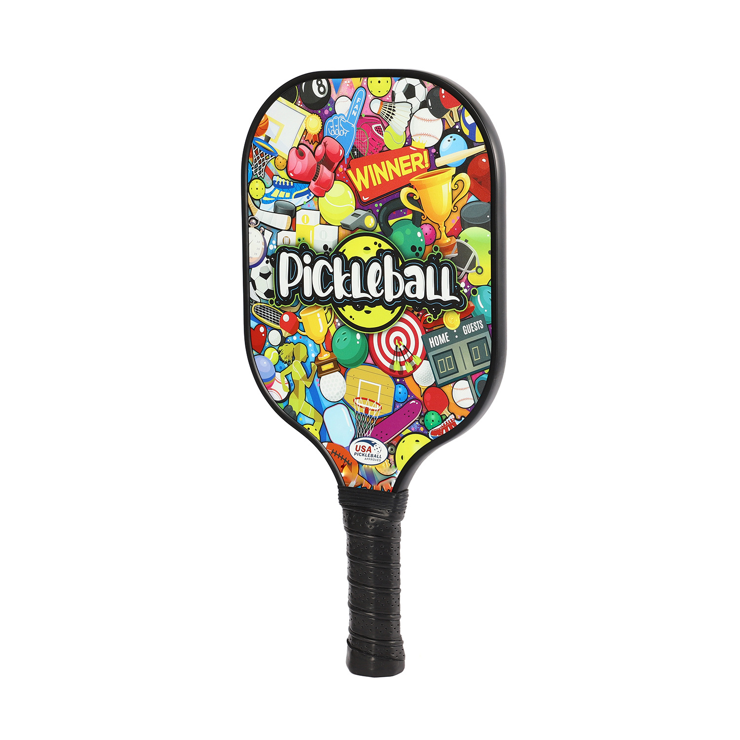 Direct Selling Pickleball Racket Set Carbon Fiber Pickleball Racket Set Cross-Border Wholesale Honeycomb Pickleball Racket T700