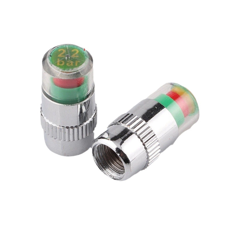 Automobile Tire pressure cap tire pressure detection warning valve cap metal valve stainless steel tire pressure monitor