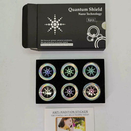 Quantum Shield Anti-Radiation Patch 6-Piece Set of Universal Anti-Radiation Round Stickers for Mobile Phones and Computers Cross-Border Hot Sale