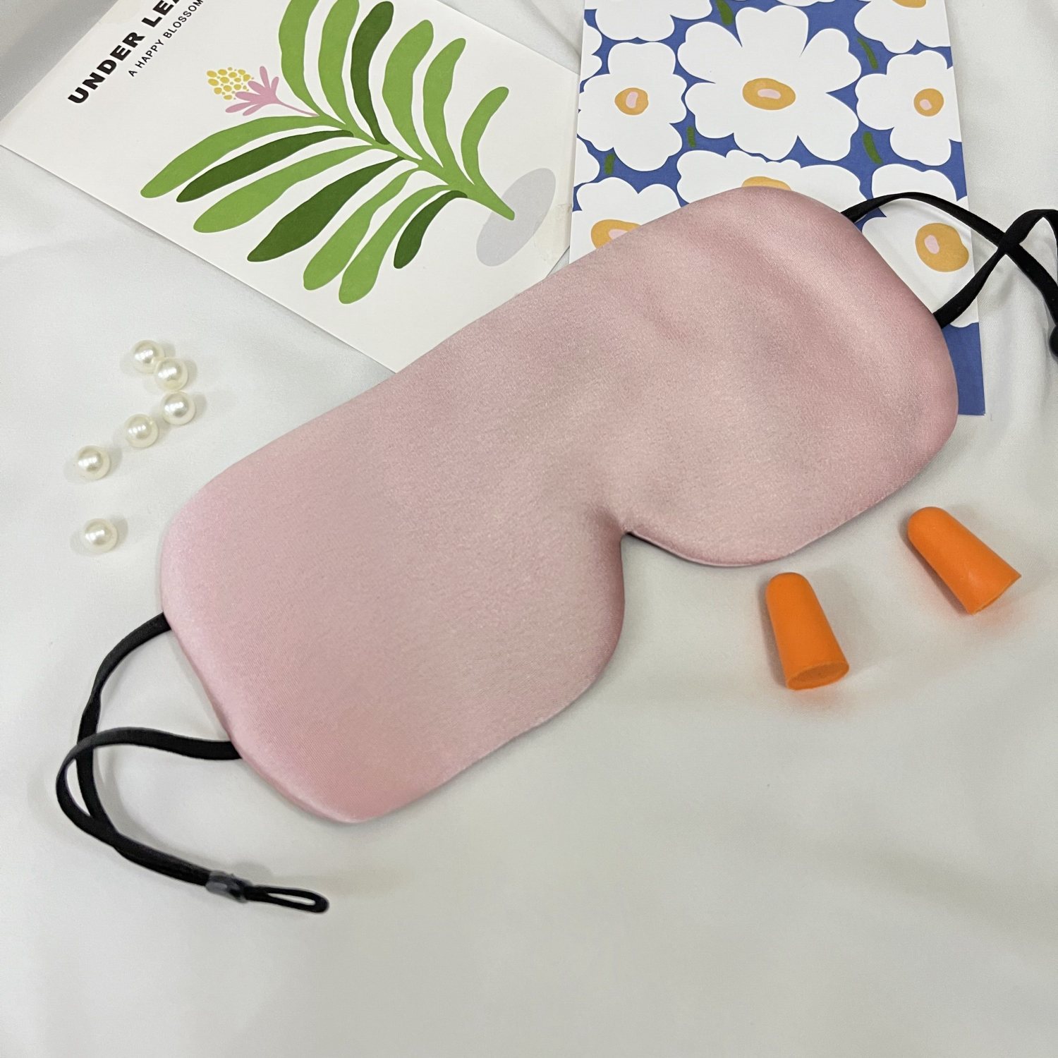 Шелковая маска для глаз для блокировки света во время сна, специальная дышащая маска из шелка тутового дерева для снятия усталости глаз во сне