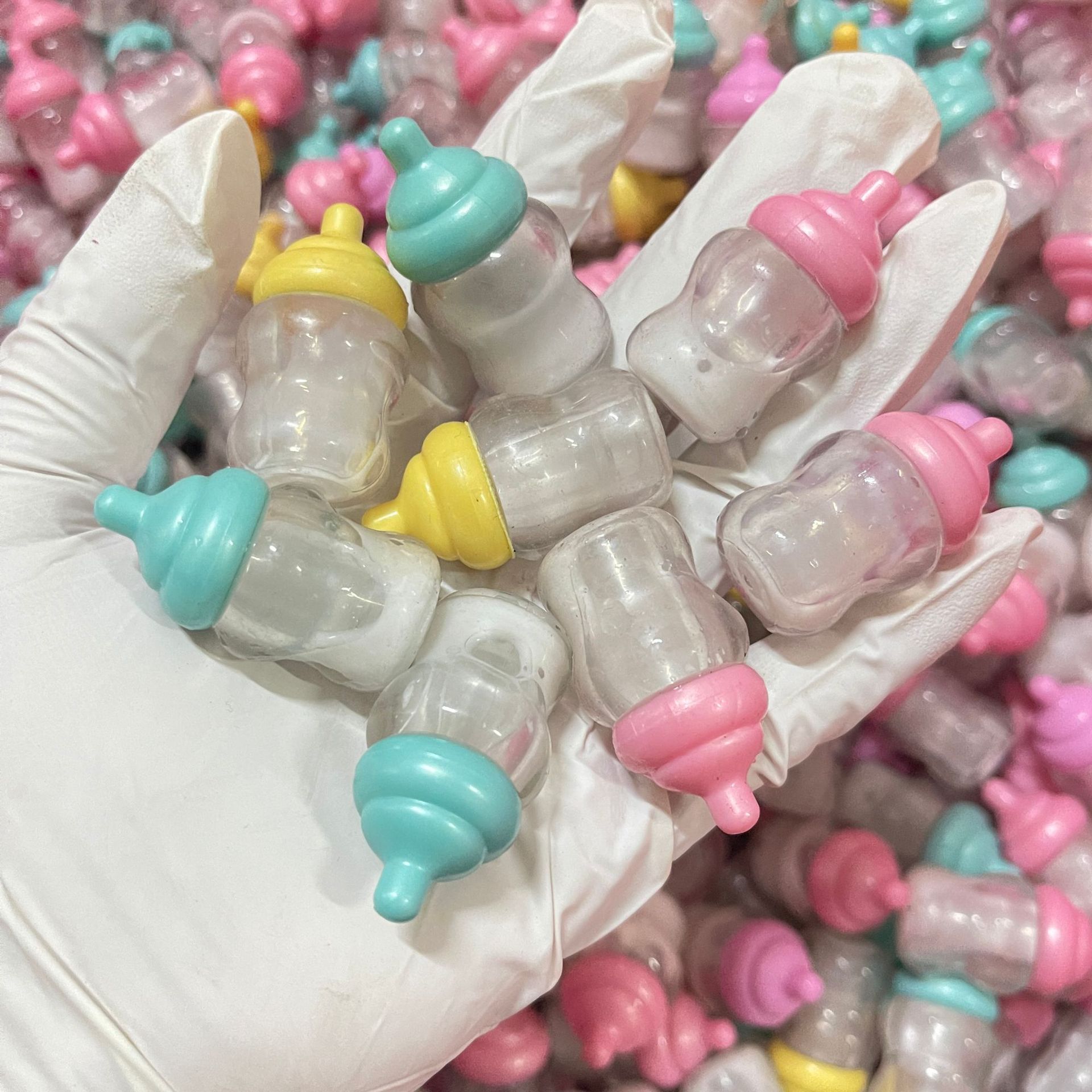 Bulk Artificial Milk Bottle Liquid Flowable Doll Accessories Play House Toys DIY Materials