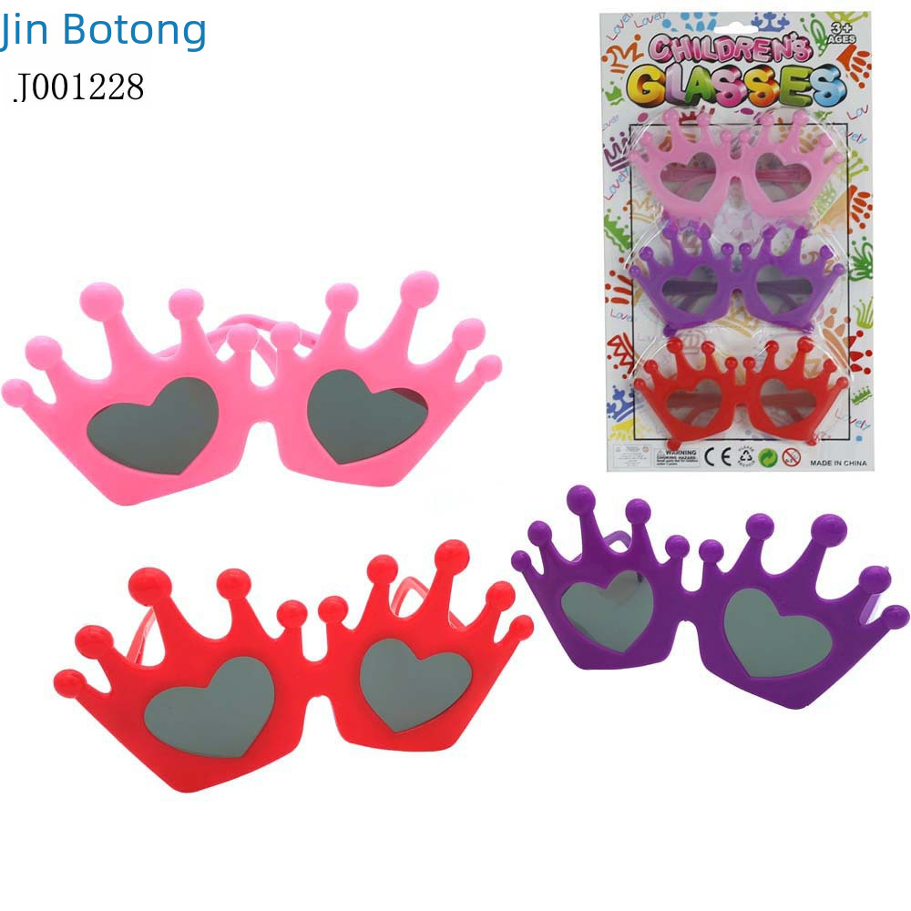 Cross-Border Colorful Plastic Five-Pointed Star Glasses Independence Day Party Glasses Accessories Fun Cartoon Children's Star Glasses