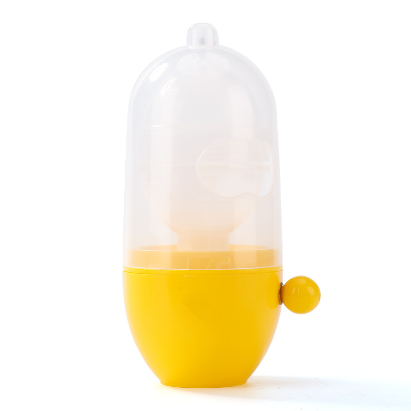 Gold egg shaker factory wholesale household plastic manual pull rope egg shaker egg yolk protein shaker