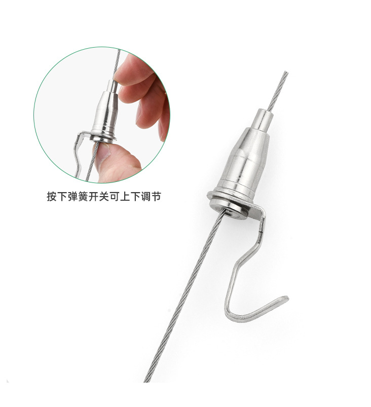 Painting exhibition gallery hanging painting line hanging painting rope factory wholesale hanging mirror line adjustable hanging hook wire rope hanging painting device