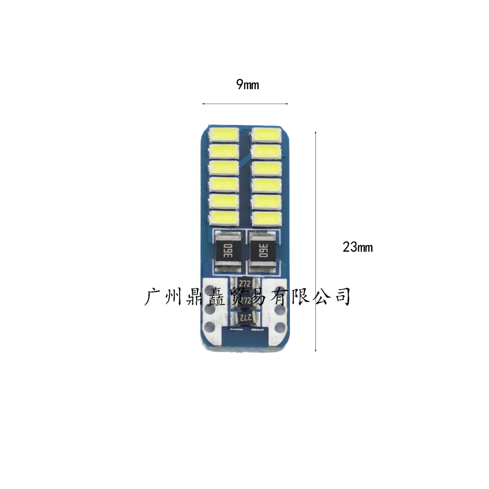 Cross-border hot sale car LED width indicator CANBUS T10-3014-24 lamp decoding W5W reading lamp license plate lamp