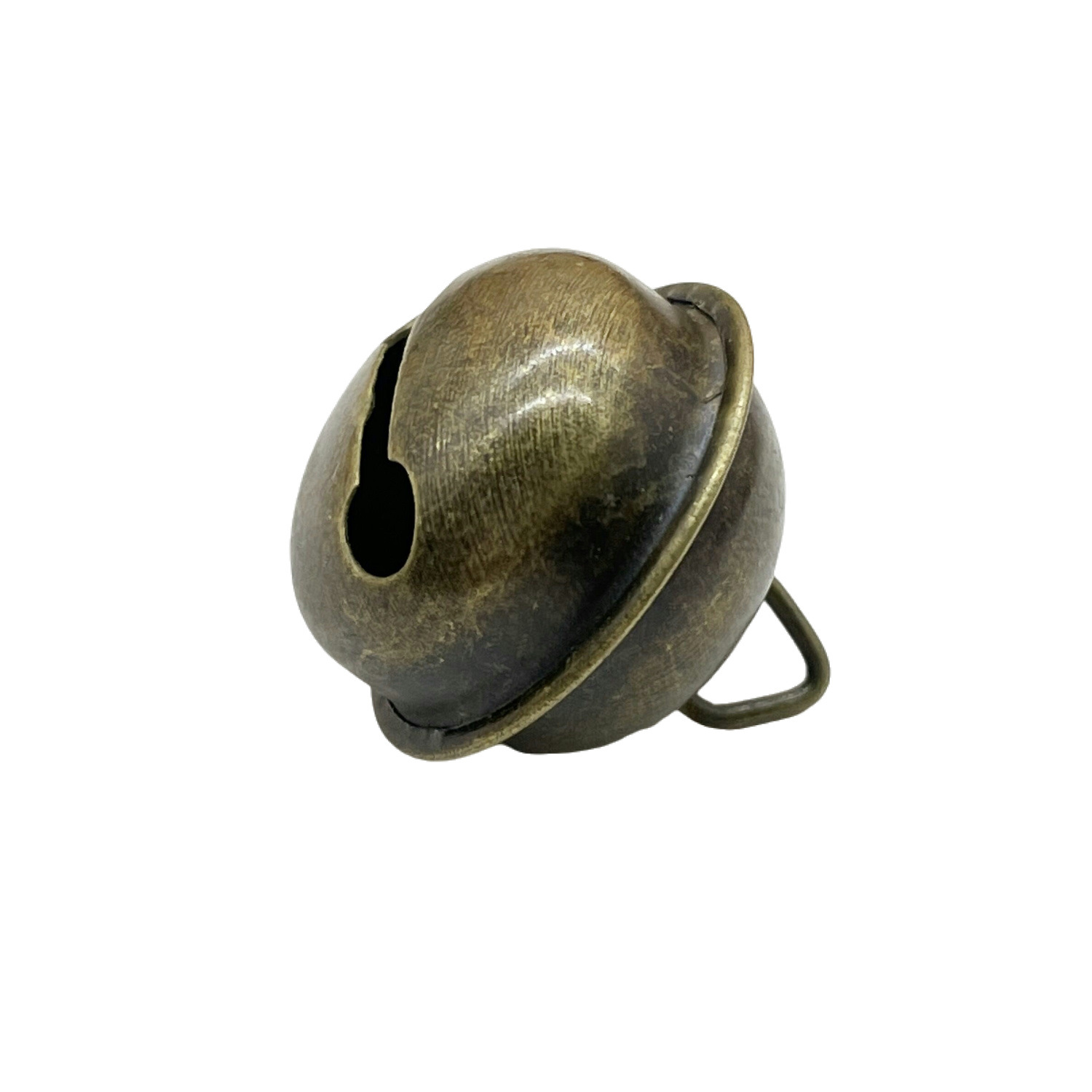 22mm Electroplated Bronze Christmas Bell One-Word Bell Iron Pet Bell Collar Accessories DIY Jewelry