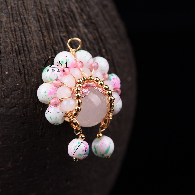 Original Slaomadan suit Earrings Necklace Hanfu Hairpin National Style Jewelry Peking Opera Facial Mask Phoenix Crown