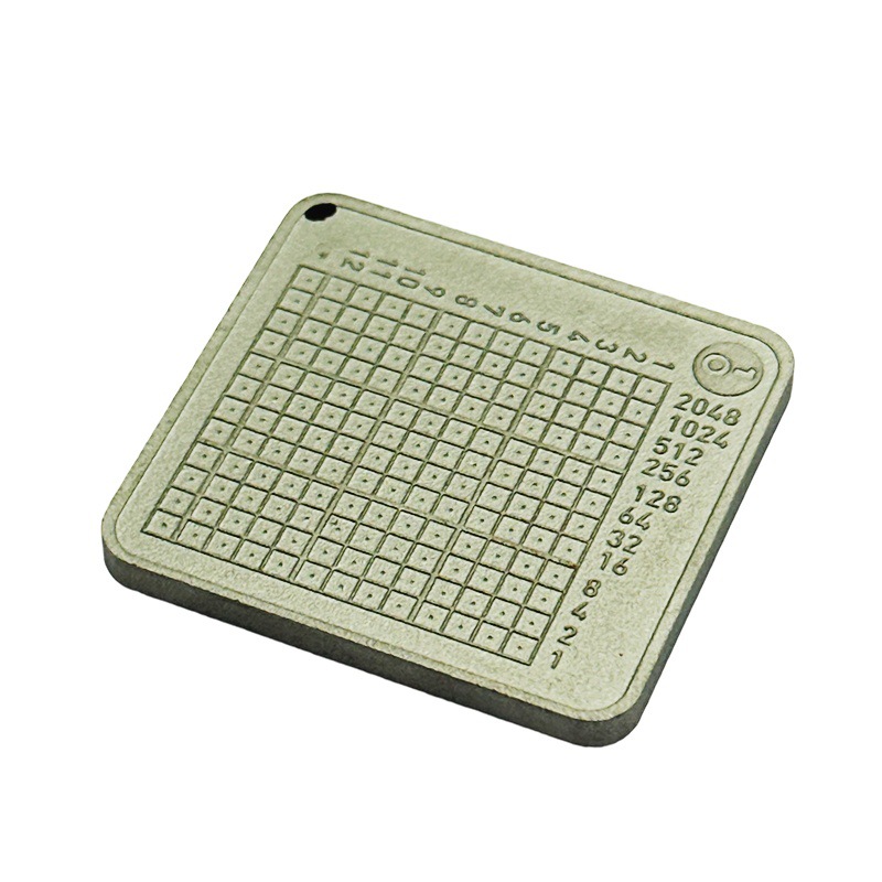 Tc4 Mnemonic Device (Password Book) Manufacturer Supplies New Stainless Steel Mnemonic Data Card Spot Wholesale