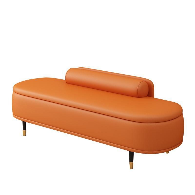 Nordic Light Luxury Bed Room Bed End Stool Sofa Cloakroom Clothing Store Long Bench Hotel Sauna Leisure Sofa