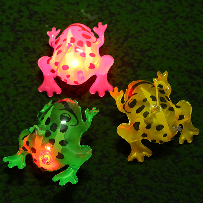 Mini inflatable frog Luminous frog inflatable frog baby frog son online celebrity frog factory wholesale