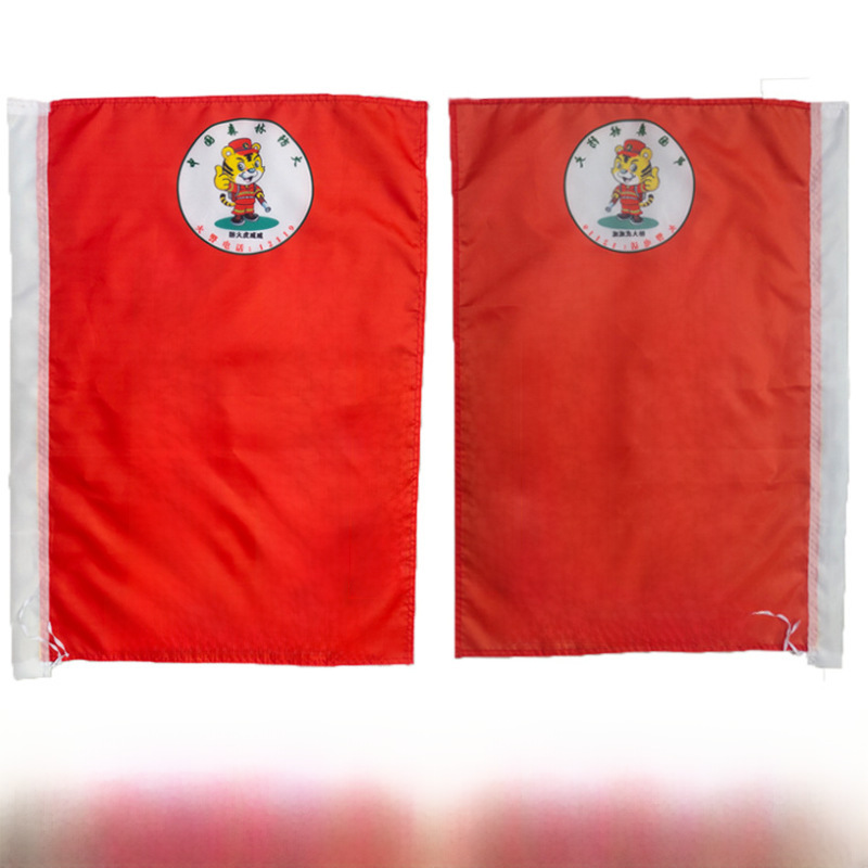 Outdoor Banner Advertising Printing Inkjet Flags Construction Site Flags Wholesale Production Five-Color Knife Flags Colorful Flags Manufacturer