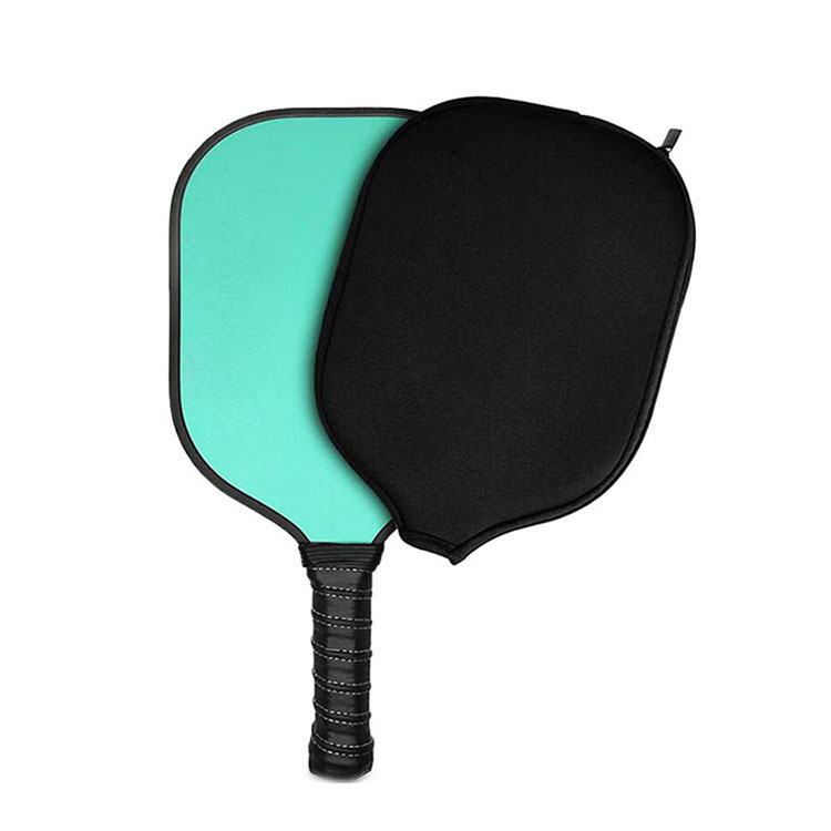 Spot Diving Material Pickleball Racket Cover Solid Color Multi-Color Neoprene Waterproof Table Tennis Racket Zipper Protection Bag