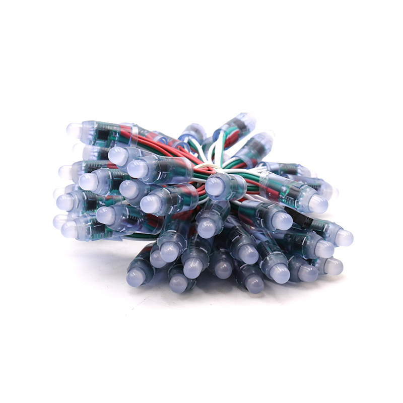 12mm full color string lights exposed LED string lights outdoor 2811IC/RBG in stock wholesale