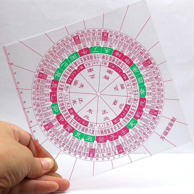 Вертикальная линейка, высокоточный прозрачный компас, 33 и 49 отверстий