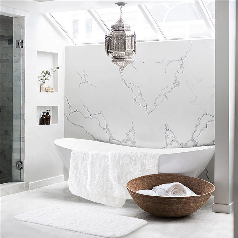 Five-star Hotel Cotton Plush Thickened Bathroom Mat Bathroom Absorbent Cotton Floor Mat Anti-slip Mat