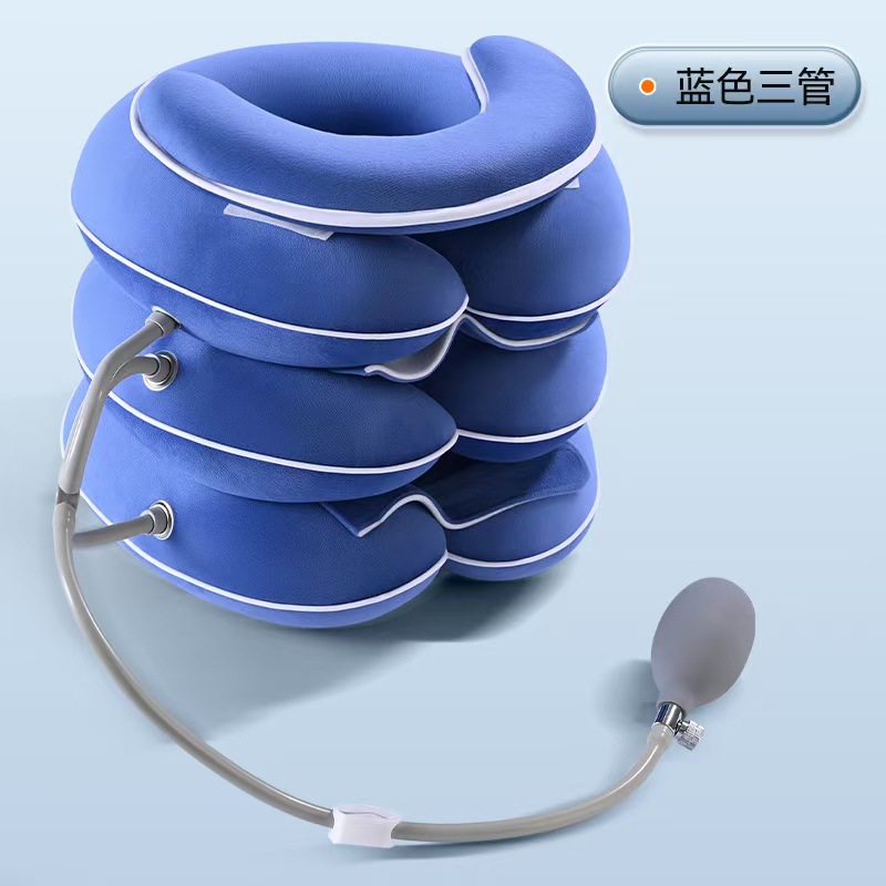 Source Factory Inflatable Traction Device Neck Brace Neck Corrector Neck Brace Correction to Relieve Cervical Spine Fatigue Crystal Velvet