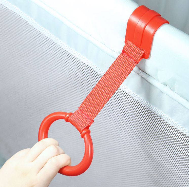 Children's game fence special hand pull ring crib hanging ring baby standing toddler pull ring auxiliary exercise arm strength