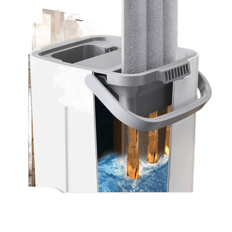 Mop, Hand-Wash-Free, Scraping, Mopping Flat Plate, One-Mop, New Dry and Wet Separation Mop