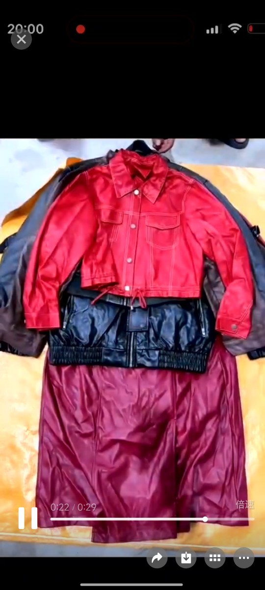 Second-Hand Clothes Old Export to Africa and Southeast Asia Live Supply Selection American Versatile Thin Lapel Jacket