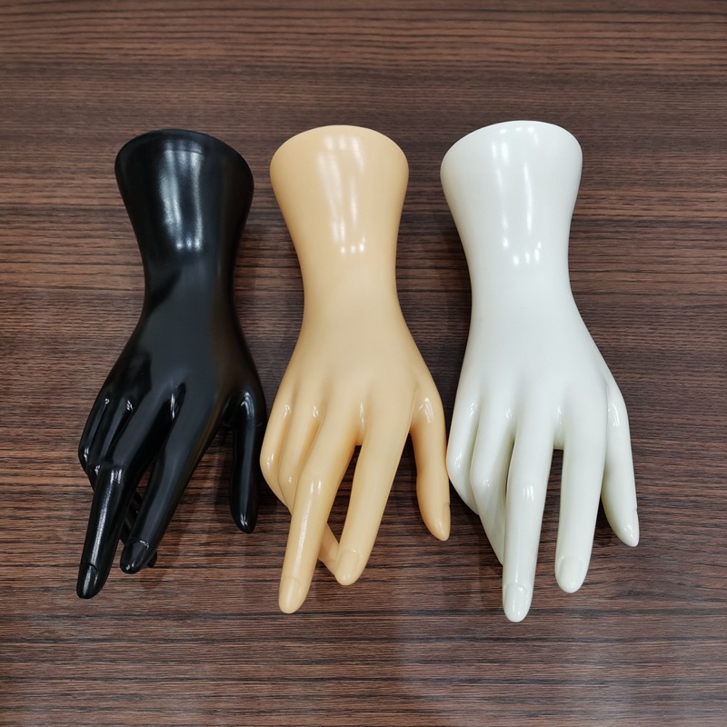 Hand Model Props Plastic Women's Hand Ring Bracelet Women's Hand Model Simulation Fake Hand Display Creative Shape Short Hand